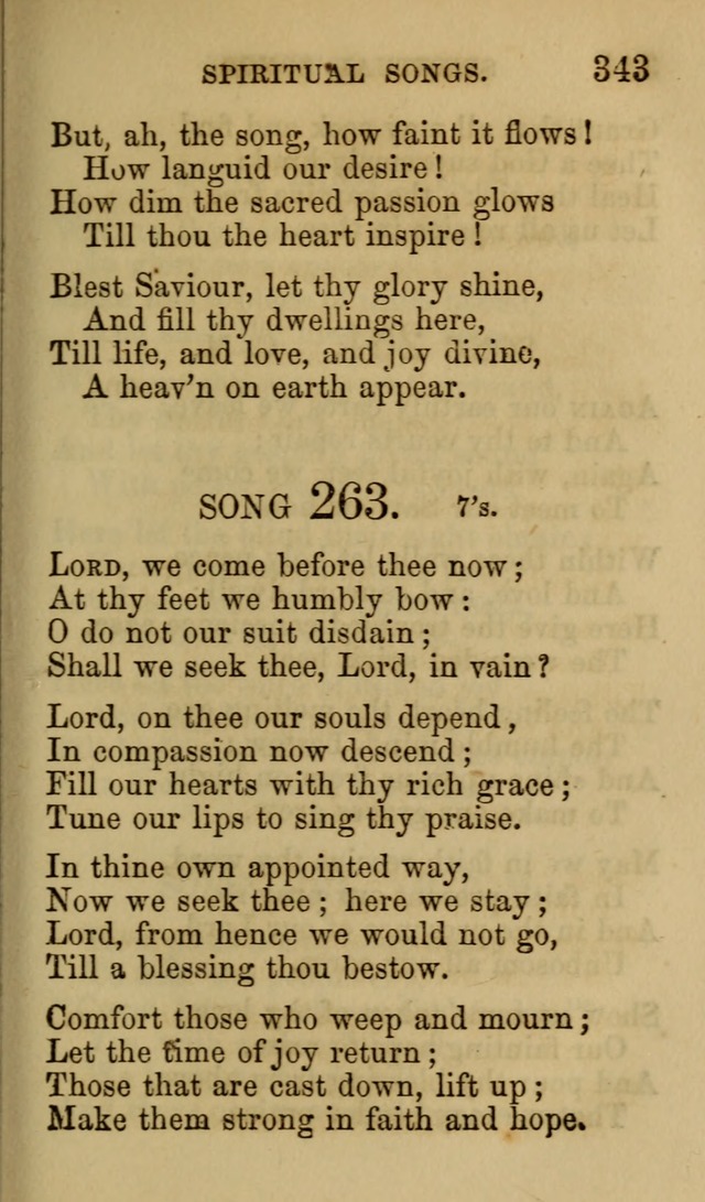 Psalms, Hymns and Spiritual Songs, Original and Selected. (7th ed.) page 343