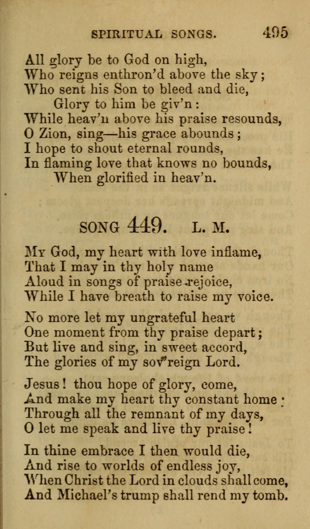 Psalms, Hymns and Spiritual Songs, Original and Selected. (7th ed.) page 495