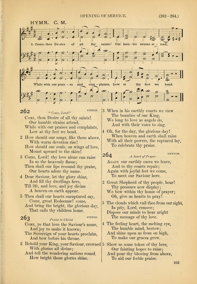Psalms and Hymns and Spiritual Songs: a manual of worship for the church of Christ page 103