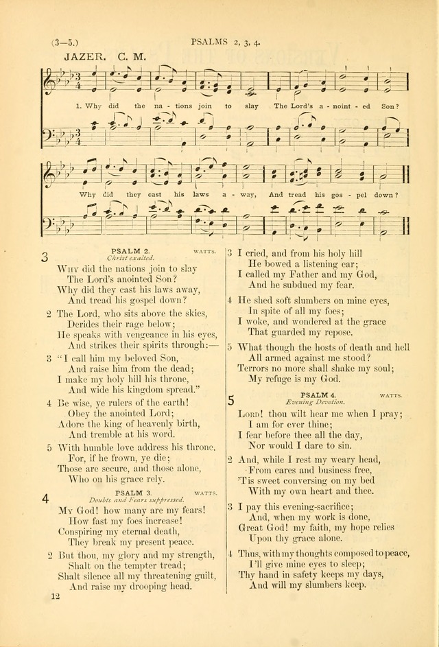 Psalms and Hymns and Spiritual Songs: a manual of worship for the church of Christ page 12