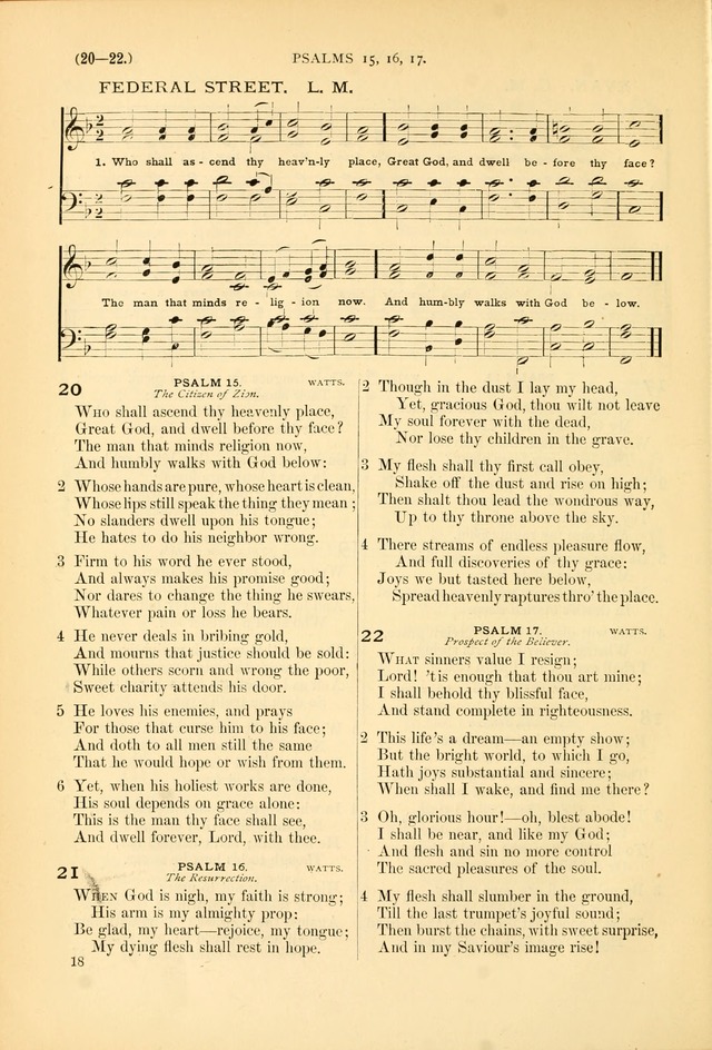 Psalms and Hymns and Spiritual Songs: a manual of worship for the church of Christ page 18