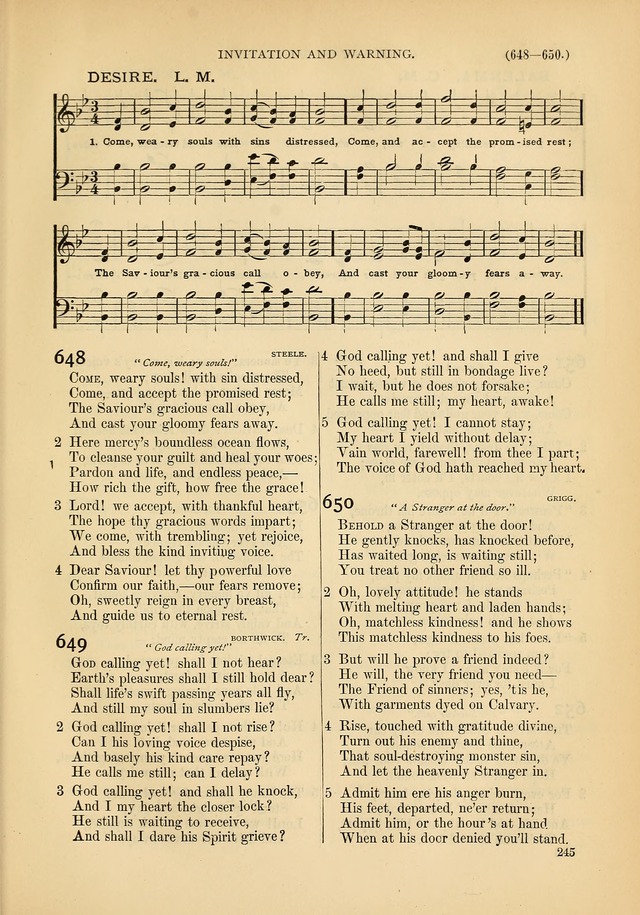 Psalms and Hymns and Spiritual Songs: a manual of worship for the church of Christ page 245