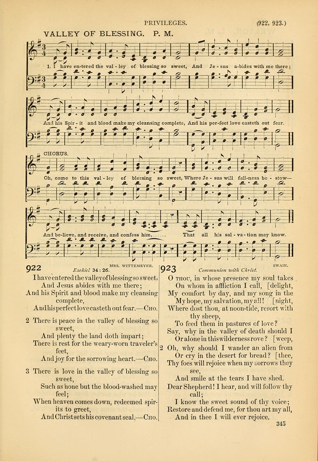 Psalms and Hymns and Spiritual Songs: a manual of worship for the church of Christ page 345