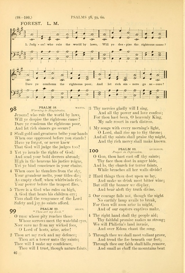 Psalms and Hymns and Spiritual Songs: a manual of worship for the church of Christ page 46