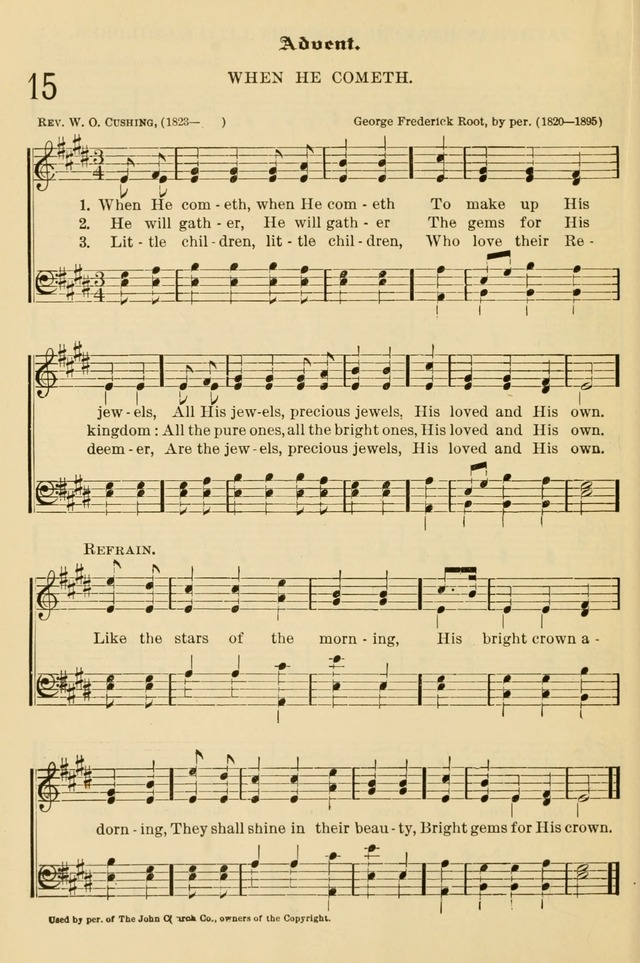 The Primary and Junior Hymnal page 16