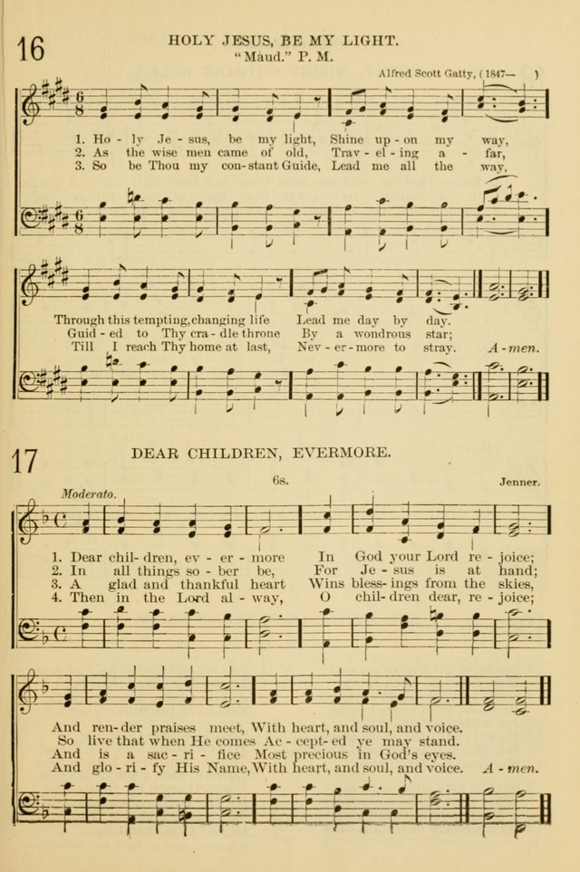 The Primary and Junior Hymnal page 17