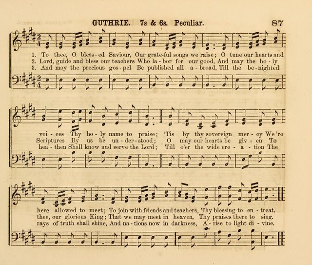 The Presbyterian Juvenile Psalmodist page 87