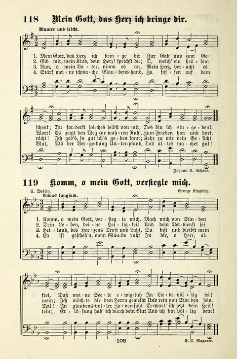 Pilgerklänge: eine Liedersammlung für Erbauungs- und Heilsversammlungen page 106