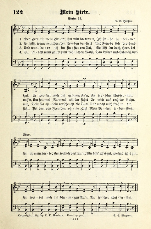 Pilgerklänge: eine Liedersammlung für Erbauungs- und Heilsversammlungen page 109