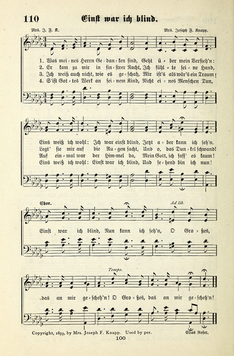 Pilgerklänge: eine Liedersammlung für Erbauungs- und Heilsversammlungen page 98