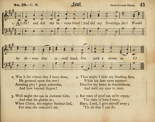 Palm Leaves: a collection of Sunday school tunes and carols for the use of the Protestant Episcopal Church page 43
