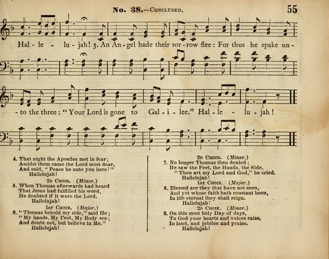 Palm Leaves: a collection of Sunday school tunes and carols for the use of the Protestant Episcopal Church page 55