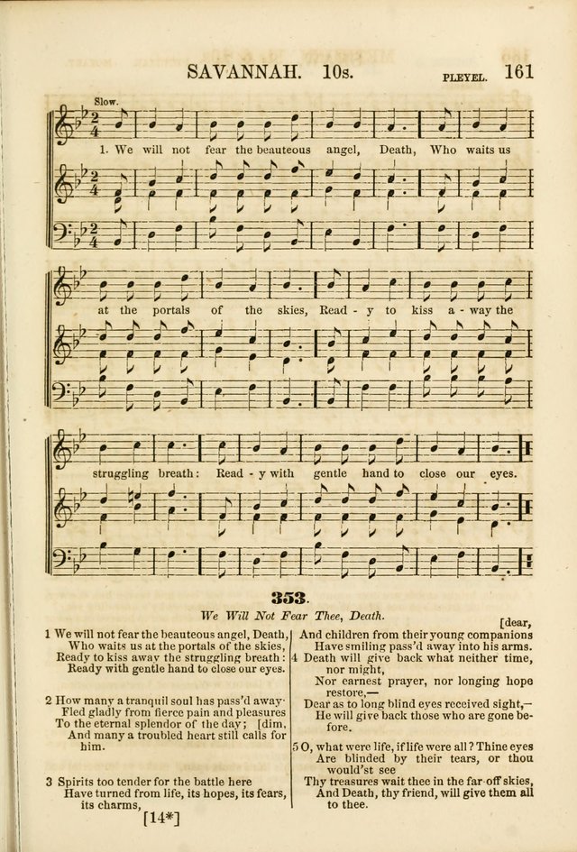 The Psalms of Life: A Compilation of Psalms, Hymns, Chants, Anthems, &c. Embodying the Spiritual, Progressive and Reformatory Sentiment of the Present Age page 161