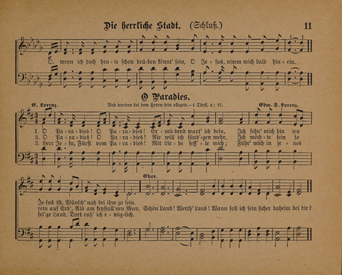 Pilger Lieder: für die Sonntagschule, Erbauungsstunde, Familie, u.s.w. page 11