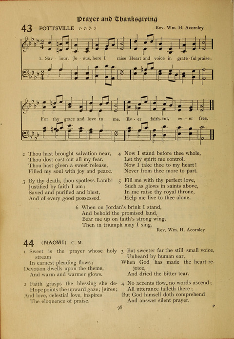 The Primitive Methodist Church Hymnal: containing also selections from scripture for responsive reading page 30