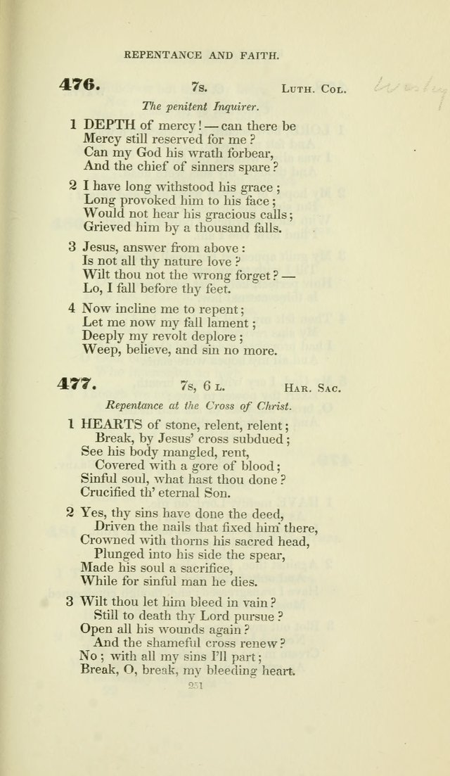 The Psalmist: a New Collection of Hymns for the Use of the Baptist Churches page 324