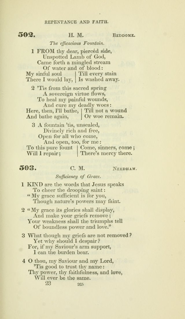The Psalmist: a New Collection of Hymns for the Use of the Baptist Churches page 338
