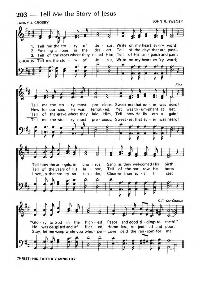 Praise! Our Songs and Hymns page 166