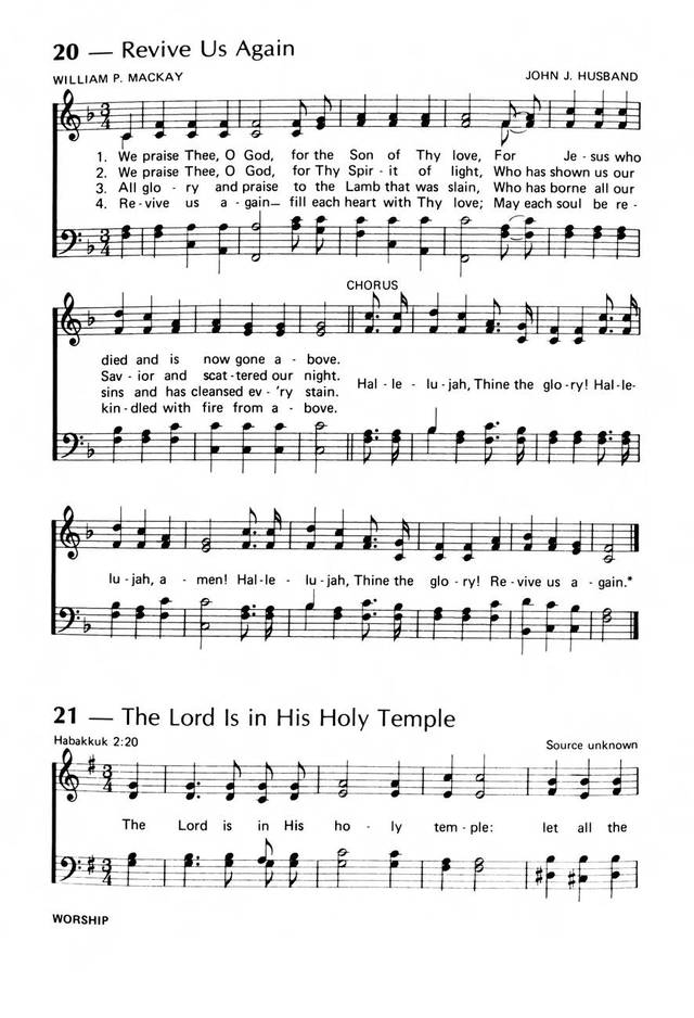Praise! Our Songs and Hymns page 17