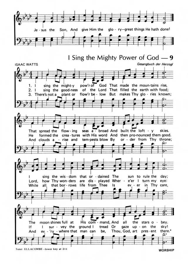 Praise! Our Songs and Hymns page 8