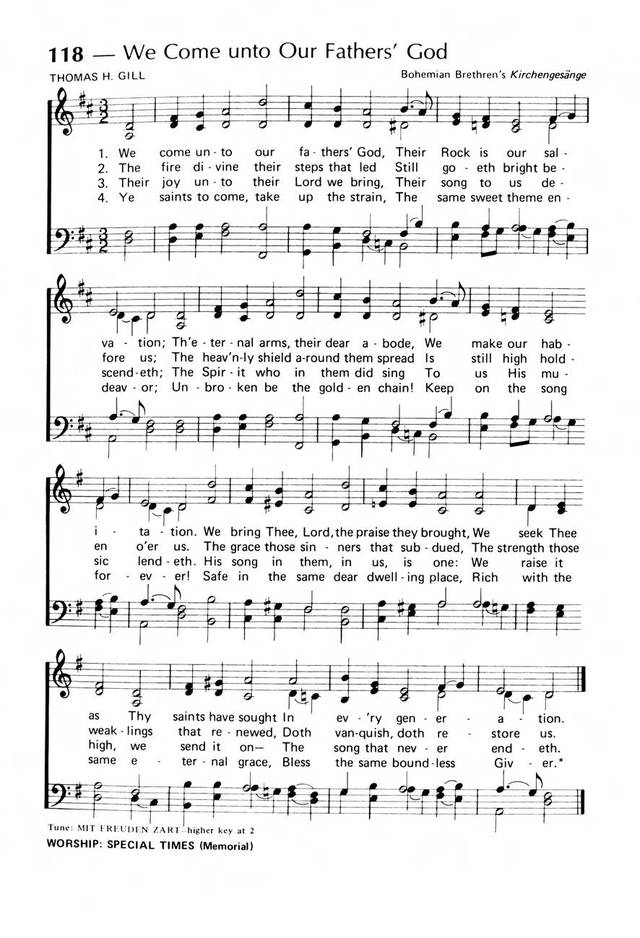 Praise! Our Songs and Hymns page 96