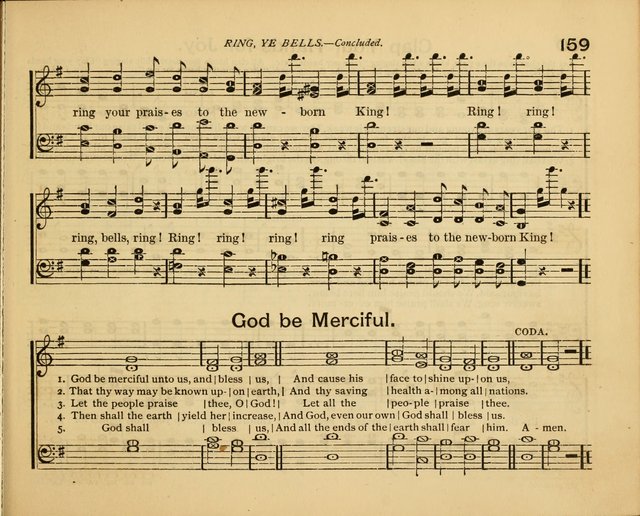 Peerless Praise: a collection of hymns and music for the Sabbath school, with a complete department of elementary instruction in the theory and pract page 115