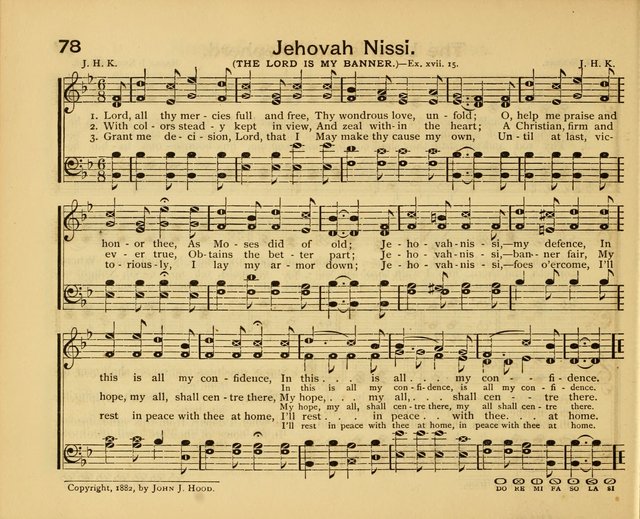 Peerless Praise: a collection of hymns and music for the Sabbath school, with a complete department of elementary instruction in the theory and pract page 34