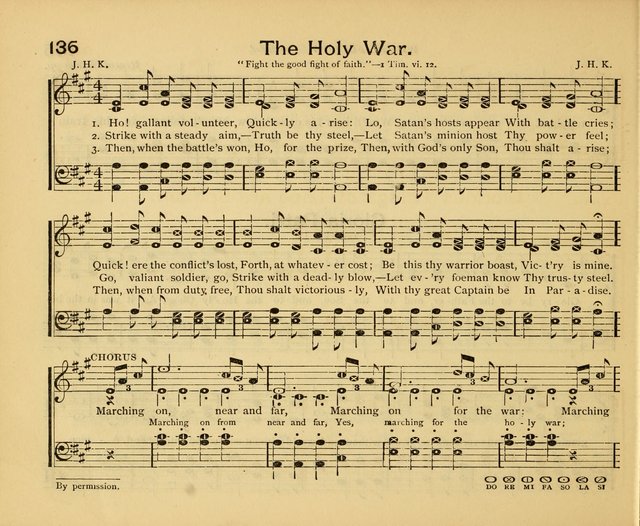 Peerless Praise: a collection of hymns and music for the Sabbath school, with a complete department of elementary instruction in the theory and pract page 92