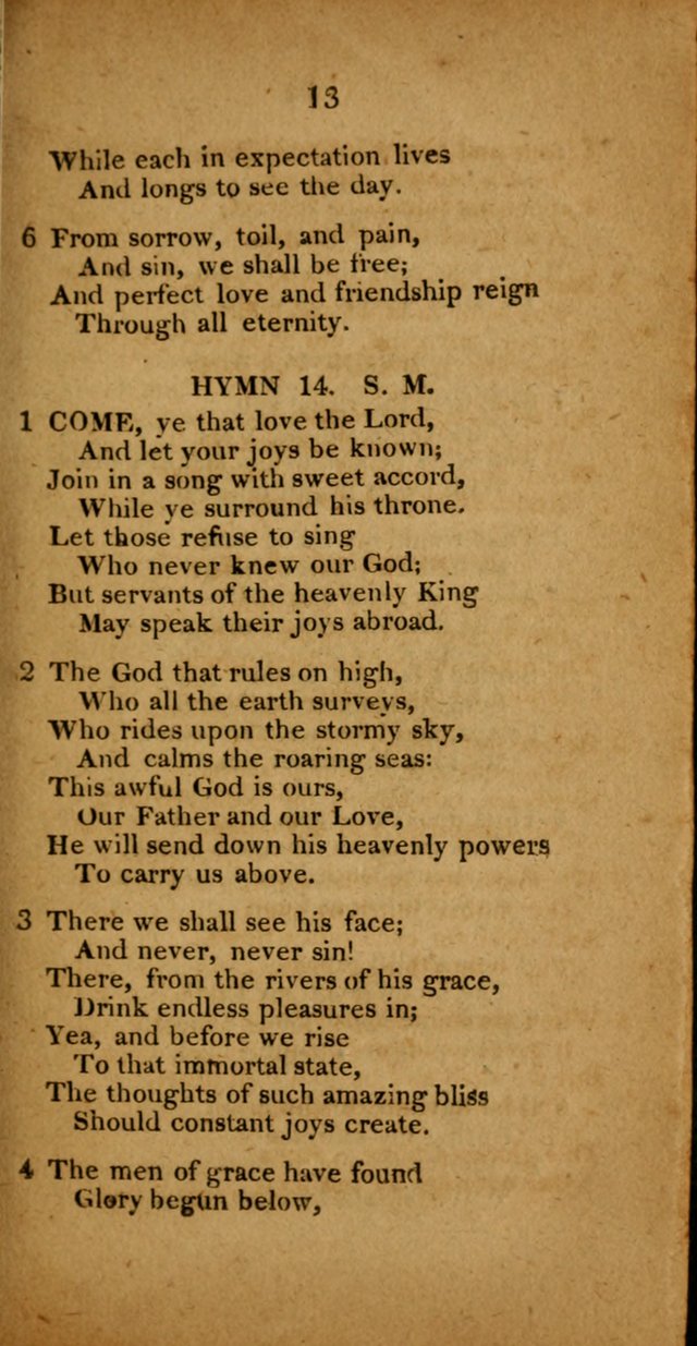 Public, Parlour, and Cottage Hymns. A New Selection page 13