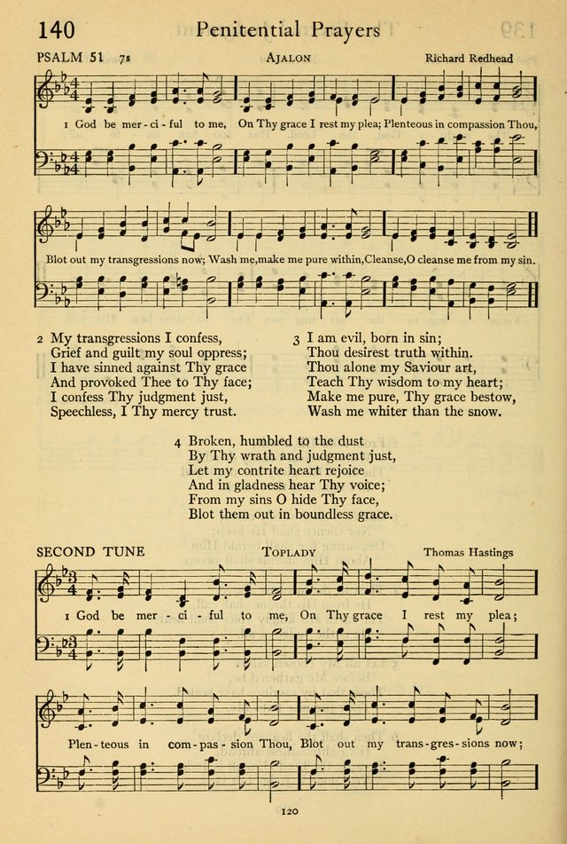 The Psalter: with responsive readings page 120