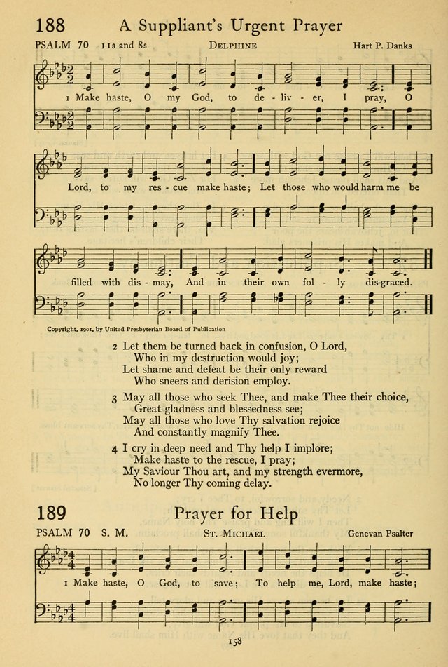 The Psalter: with responsive readings page 160