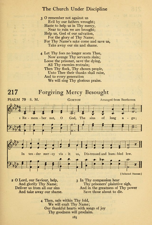 The Psalter: with responsive readings page 187