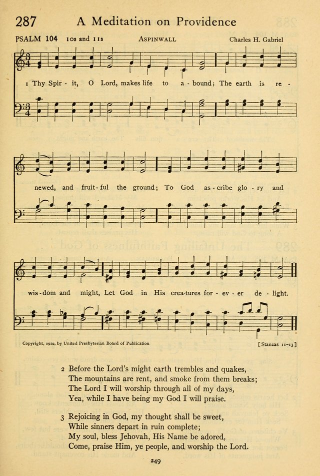 The Psalter: with responsive readings page 251