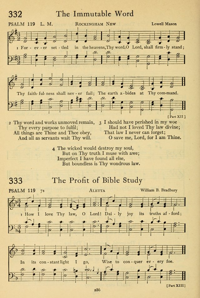 The Psalter: with responsive readings page 288