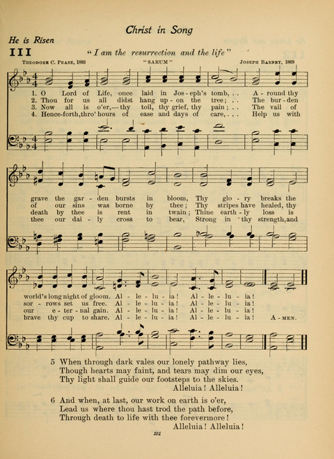 Pilgrim Songs (Number Two) page 101