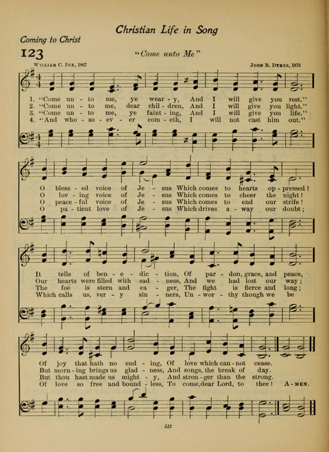 Pilgrim Songs (Number Two) page 112
