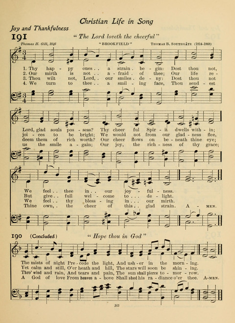 Pilgrim Songs (Number Two) page 165