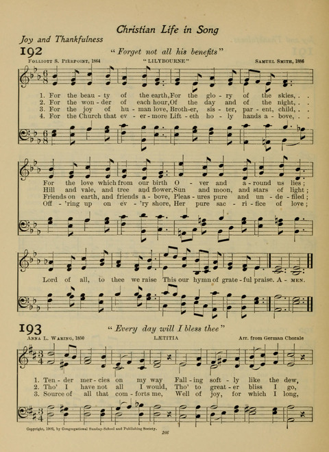 Pilgrim Songs (Number Two) page 166