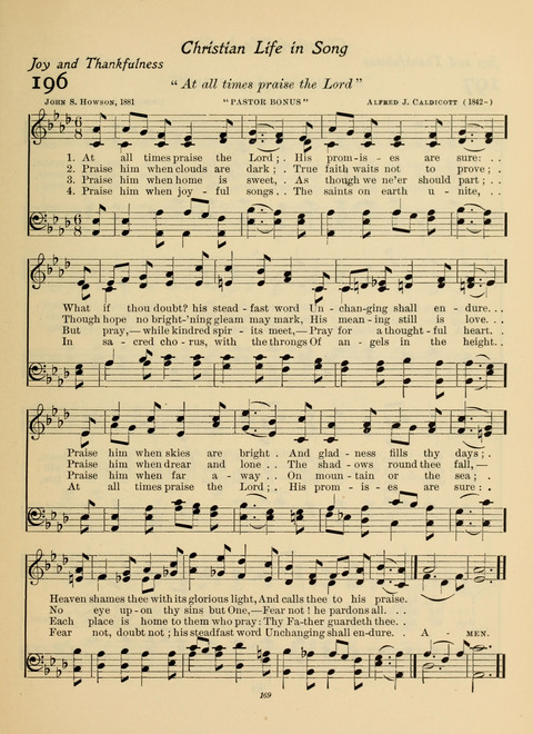 Pilgrim Songs (Number Two) page 169