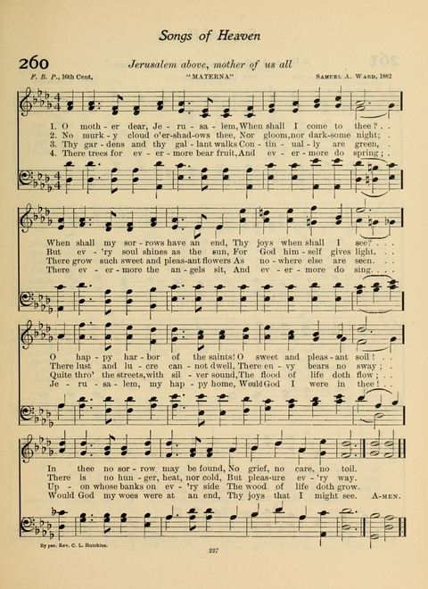 Pilgrim Songs (Number Two) page 227