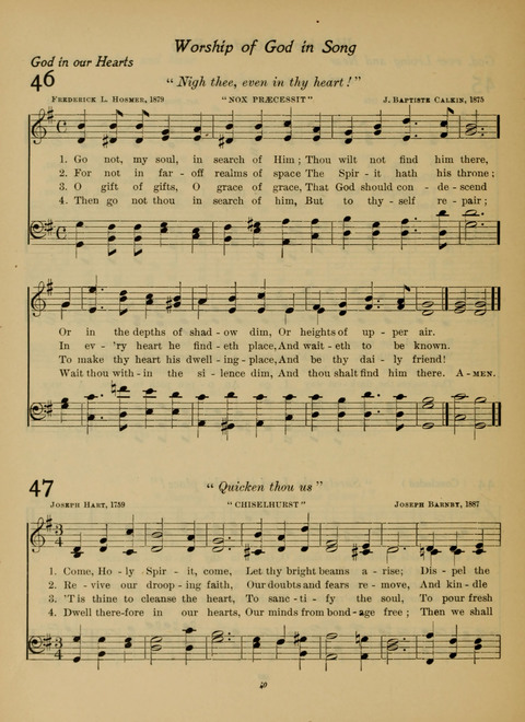 Pilgrim Songs (Number Two) page 40