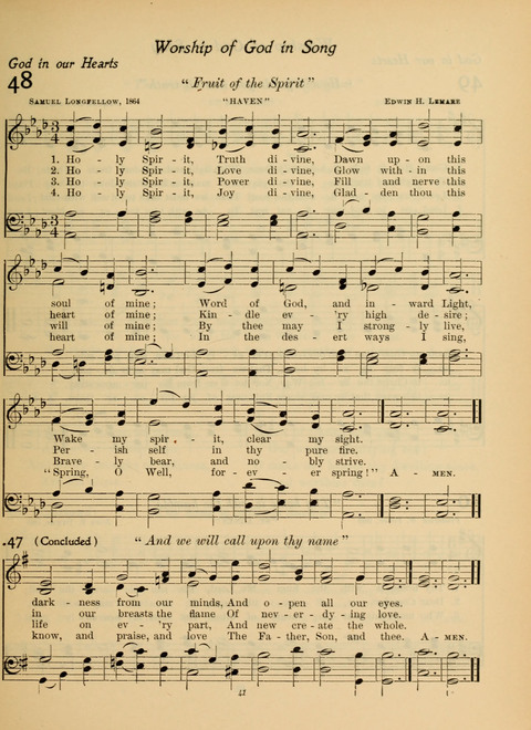Pilgrim Songs (Number Two) page 41