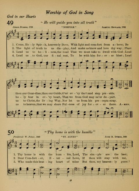 Pilgrim Songs (Number Two) page 42