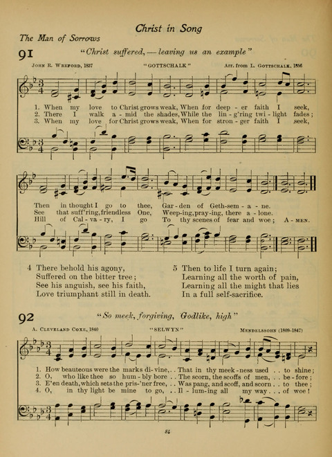 Pilgrim Songs (Number Two) page 84