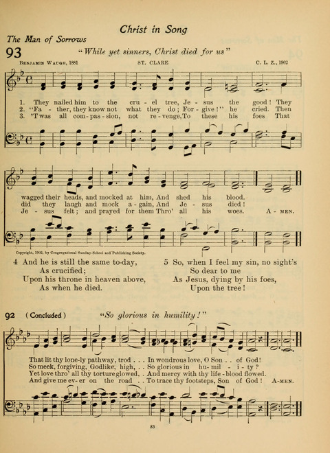 Pilgrim Songs (Number Two) page 85