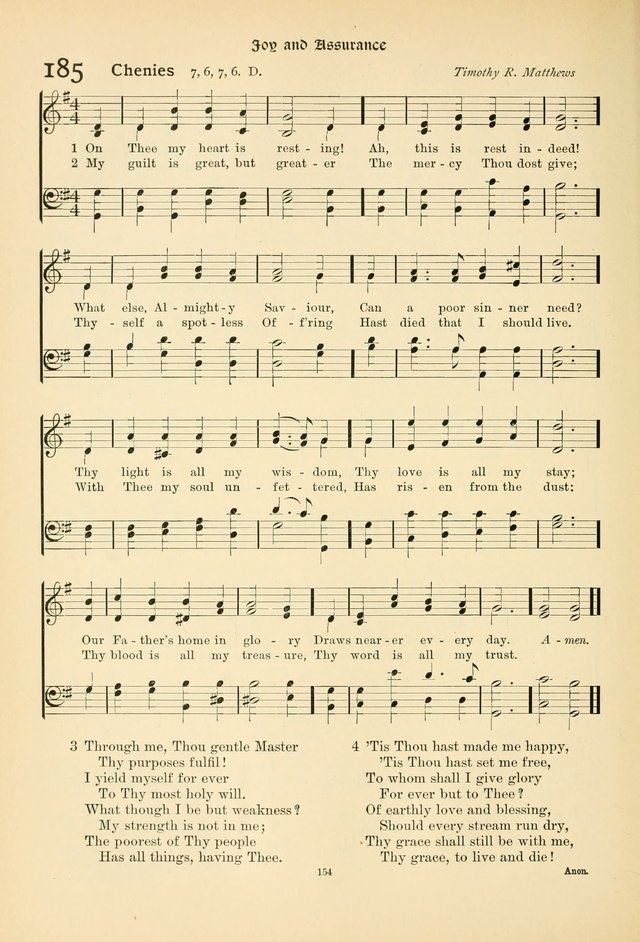 Praise Songs, a Collection of Hymns and Tunes page 167