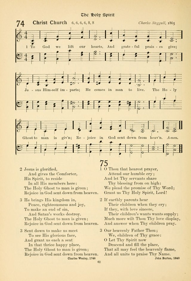 Praise Songs: a Collection of Hymns and Tunes page 75