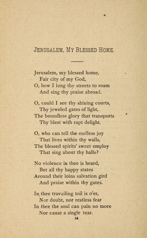 Pilgrim Songs page 54