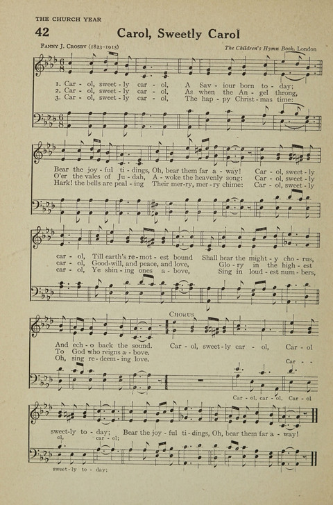 The Parish School Hymnal page 42
