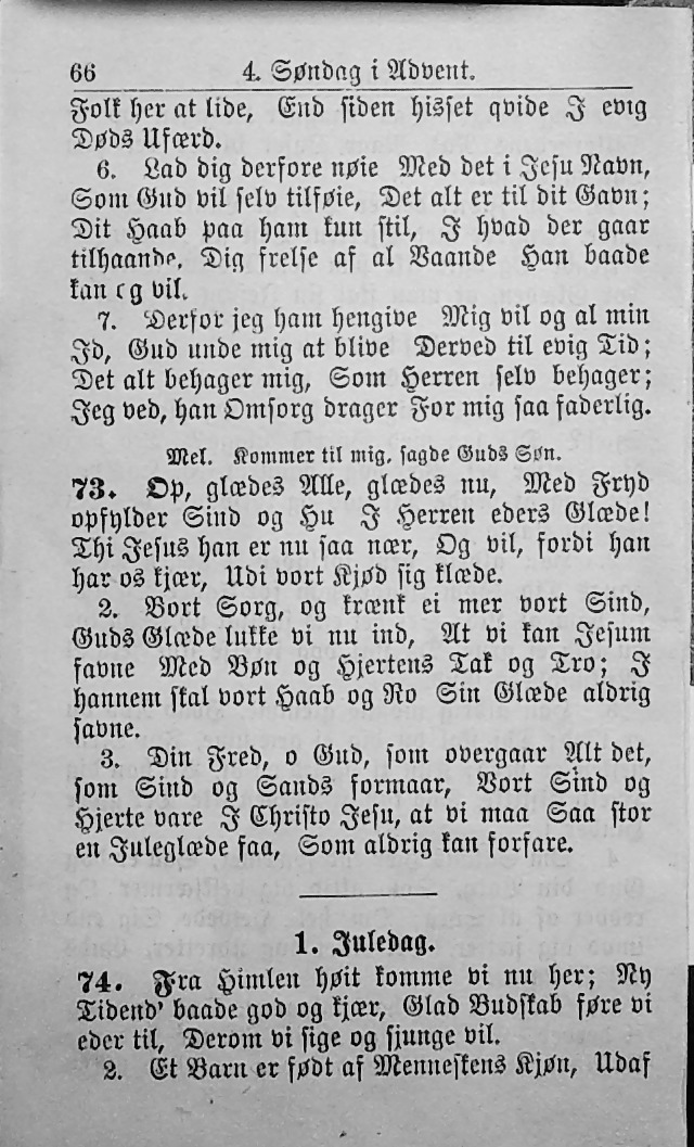 Psalmebog, udgiven af Synoden for den norske evangelisk-lutherske Kirke i Amerika (2nd ed.) page 71